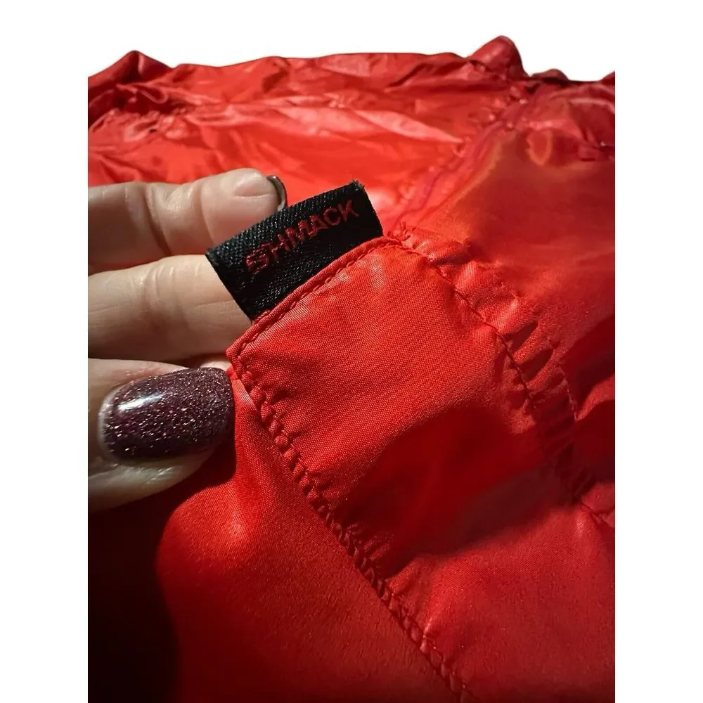 SHMACK LVY League Jacket Men's Size ~4XL In Chinese Red Nylon SHMK Skater #N11-6